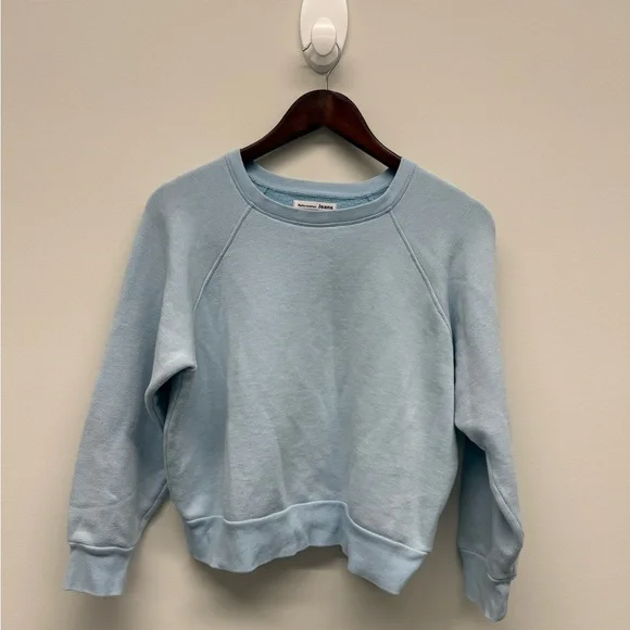 Reformation Light Blue Sweatshirt size XS/S SOFT - Picture 1 of 7